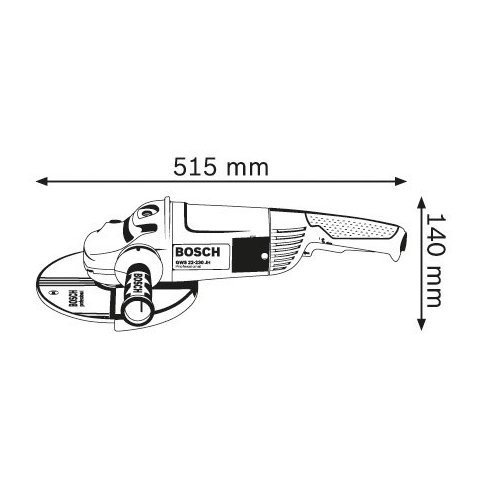 Угловая шлифмашина Bosch GWS 22-230 H Превью 1