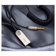 AUX-кабель Baseus BA01, USB тип-A, TRRS 3.5 мм, 50 см, чорний, сірий, пружина , #CABA01-01 Прев'ю 2