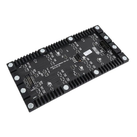 LED-модуль для рекламних екранів Hoozoe RGB-SMD2121 (p4, 256 × 128 мм, 64 × 32 точки, IP20, 1000 нт, гнучкий, магніти вбудовані) Прев'ю 1