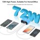 Сетевое зарядное устройство RELIFE RL-309U, 72 Вт, Quick Charge, Power Delivery (PD), серый, 6 портов Превью 1