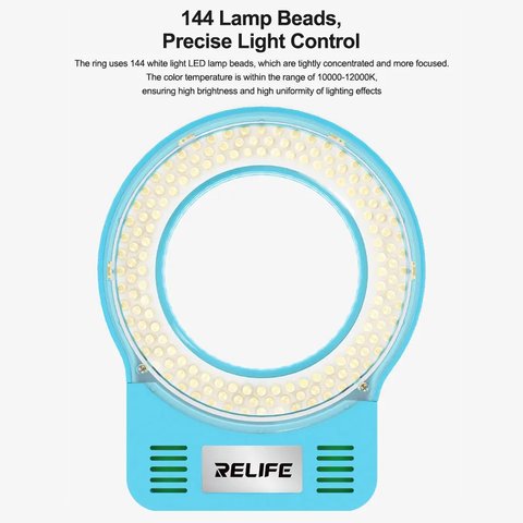 Подсветка для микроскопа RELIFE RL-033M, диодное, 144 LED Превью 4
