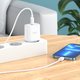 Mains Charger Hoco C104A, (20 W, Power Delivery (PD), white, with cable USB type C to Lightning for Apple, 1 output) #6931474782908 Preview 2