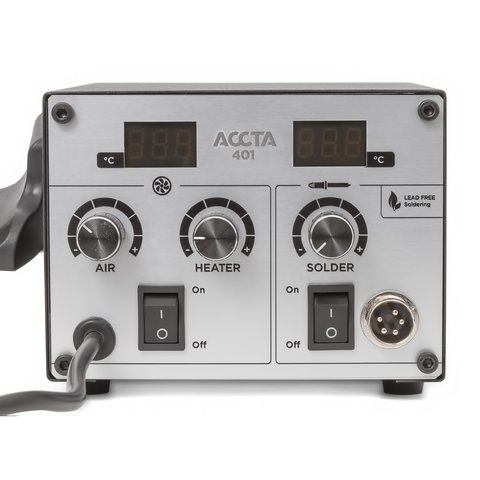 Hot Air Rework Station Accta 401A (110 V) Preview 11