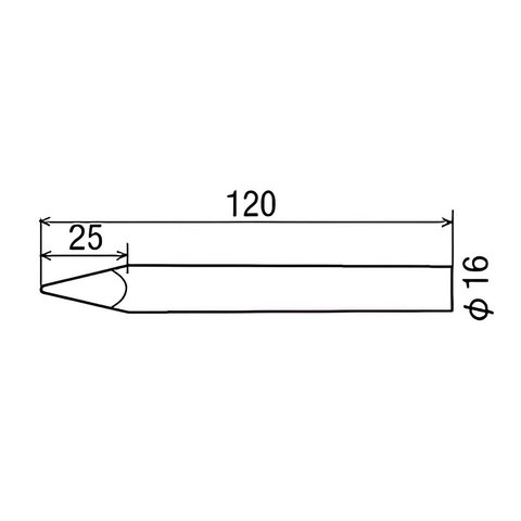 Soldering Iron Tip Goot T-16A  for Goot HP-200 Preview 3