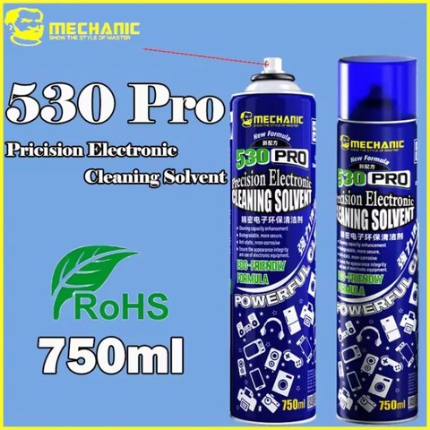 Remover Mechanic 530 PRO, (for boards cleaning, 750 ml, antistatic) Preview 1