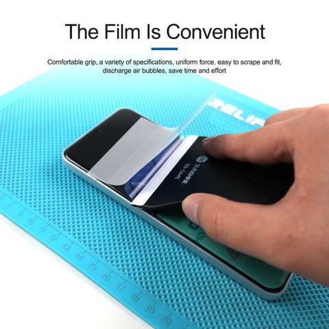 Espátula Sunshine SS-064B, para pegar películas, 93 mm, plástico, negro Vista previa  3