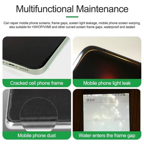 Adhesivo RELIFE RL-035B, negro, para pegar tapas traseras, para marcos de pantalla, 30 ml Vista previa  4