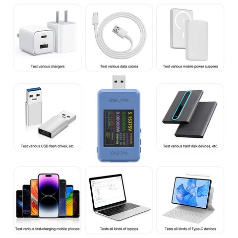 Probador USB RELIFE XA3 Pro Vista previa  7