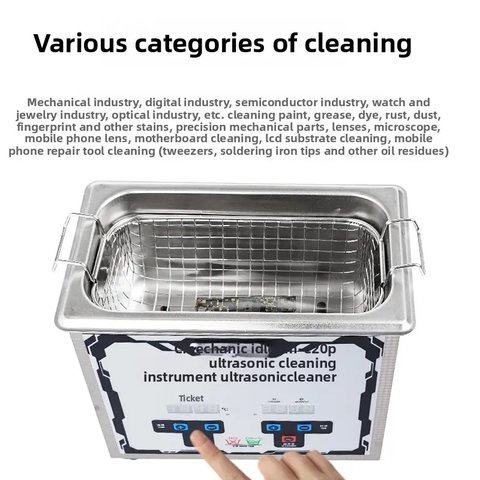 Baño de ultrasonido Mechanic iClean-E20P, 2 l, 70 W Vista previa  1