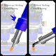 Boquilla para pistolas de aire Mechanic 861 Diagonal, curvada, 9in1, 4mm/5mm/6mm/6.4mm/8mm/8.4mm/10mm/12mm/12.7mm Vista previa  4