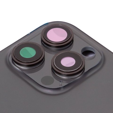 Carcasa puede usarse con iPhone 16 Pro, negro, con botones laterales,  con sujetador de tarjeta SIM, Original (PRC), EU Version, black titanium Vista previa  1