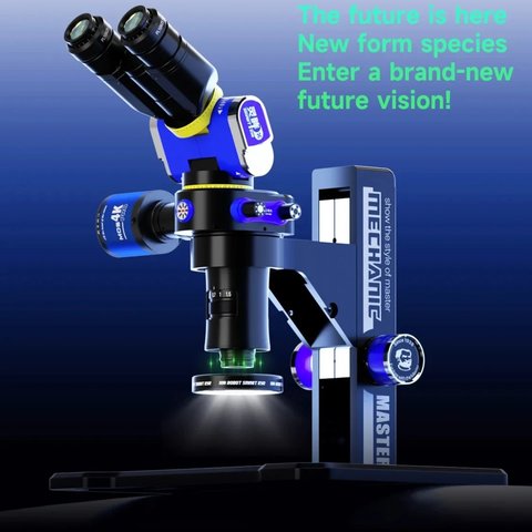 Microscopio Mechanic SE7045-TGSD ROBOT SMART EYE, trinocular, 7X-45X Vista previa  2
