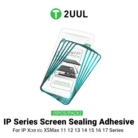Etiqueta de pantalla 2UUL SA12 puede usarse con Apple iPhone 12, iPhone 12 Pro, 5 uds., adhesive Vista previa  1