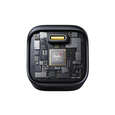 Adaptador de red Baseus PicoGo, W, Fast Charge, negro, 1 puerto, #P10176800123-00 Vista previa  1