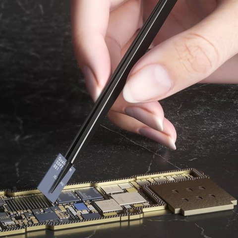 Пінцет монтажний Mechanic KS-11, прямий, антистатичний, 160 мм Прев'ю 2