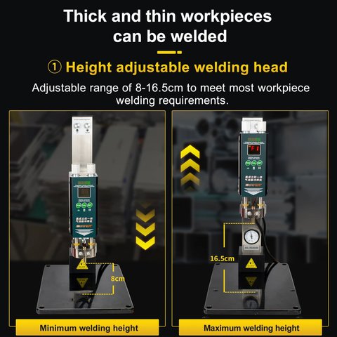 Пневматическая стойка Glitter G351, для сварки аккумуляторов Превью 5