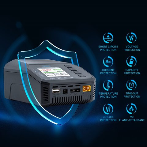 Зарядний пристрій ToolkitRC M6AC , Original, AC 100W, DC 300W Прев'ю 1