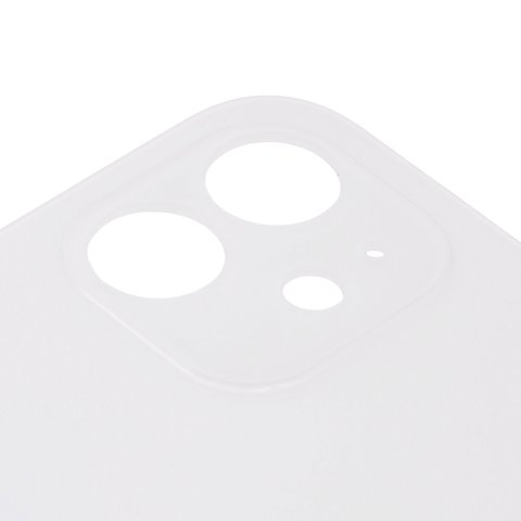 Задняя панель корпуса для iPhone 12, белая, не нужно снимать стекло камеры, Original (PRC), big hole Превью 1