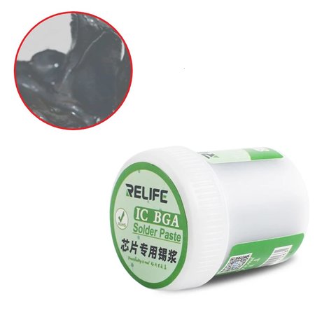 BGA паста RELIFE SP-50, 158 °C, 50 г Прев'ю 1