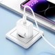 Сетевое зарядное устройство Hoco CS53A, 25 Вт, Power Delivery (PD), белый, c кабелем USB тип-C к Lightning для Apple, 1 порт, #6942007631495 Превью 2