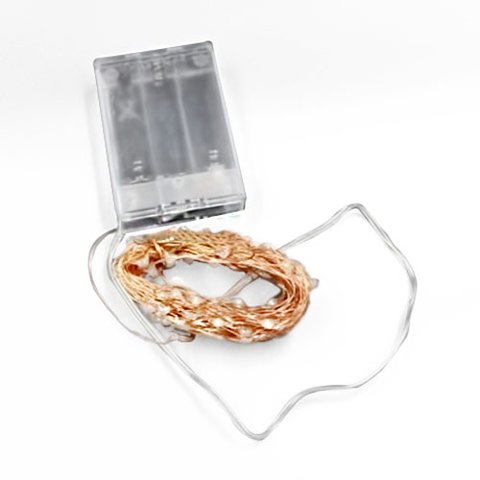 Светодиодная медная проволока с RGB диодами 10 м IP68 Превью 1