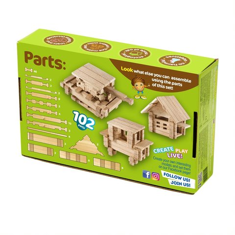 Конструктор IGROTECO Домик с верандой Превью 1